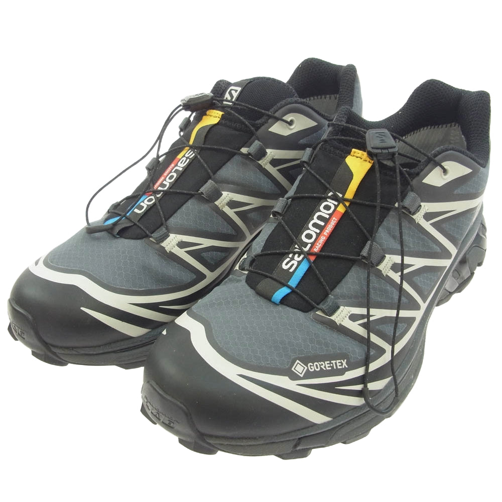 salomon サロモン 416635 XT-6 GTX スニーカー ブラック系 グレー系 26.5cm【中古】