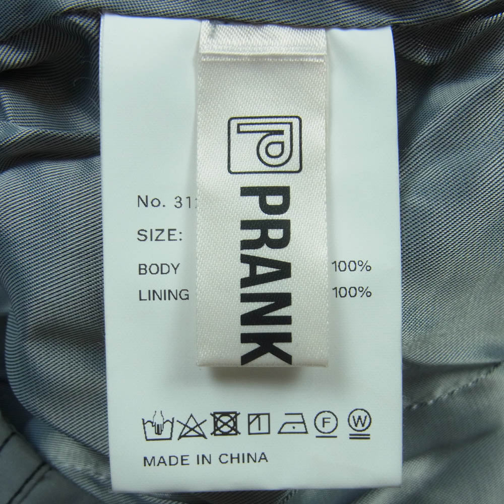 プランクプロジェクト 31241516101 Voluminous Maxi Skirt リフレクタータフタ ハイウエスト ロング マキシ スカート シルバー系 38【中古】