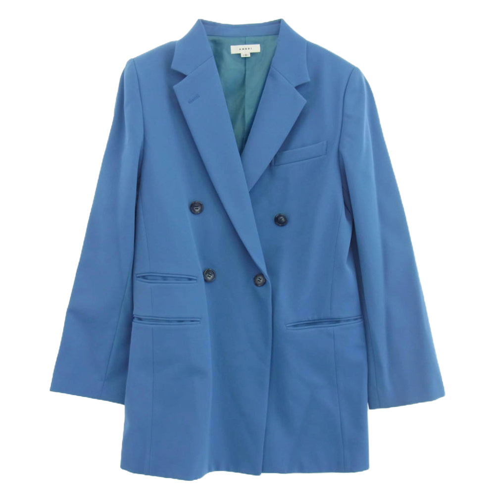 アメリ CLASSIC MINIMAL TAILORED JACKET クラシック ミニマル テーラードジャケット ブルー系 M【中古】