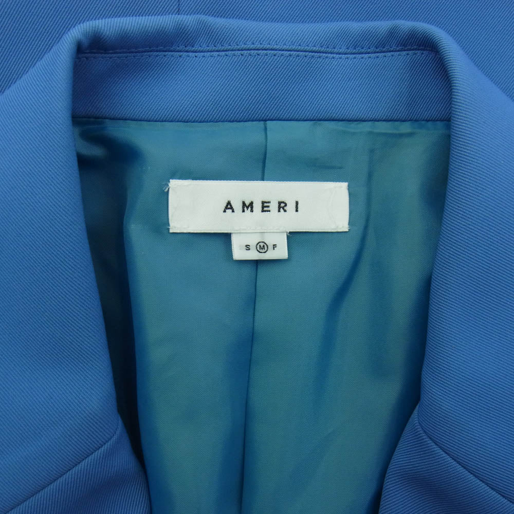 アメリ CLASSIC MINIMAL TAILORED JACKET クラシック ミニマル テーラードジャケット ブルー系 M【中古】