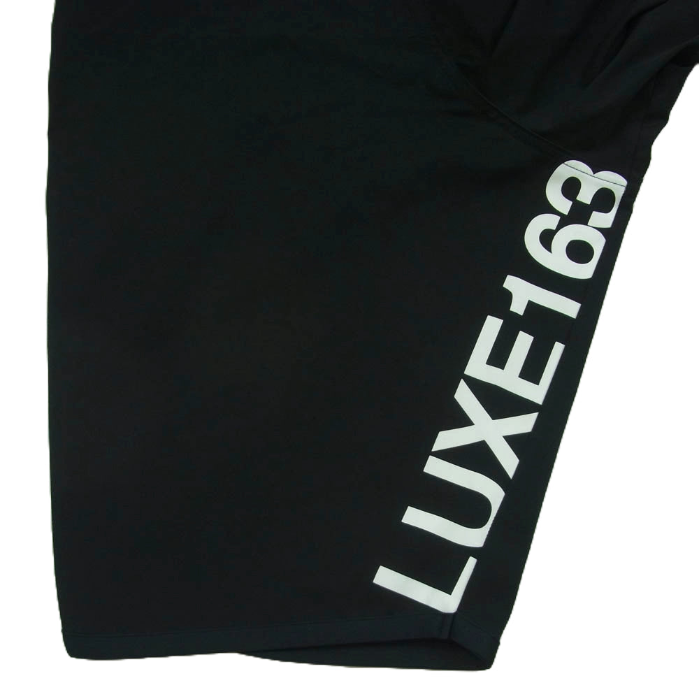 AKM エイケイエム BSL013 LUXE163 BROWN BUNNY NEW SHORT PT BIG LOGO サイドライン ショート パンツ ショーツ ブラック系 L【中古】