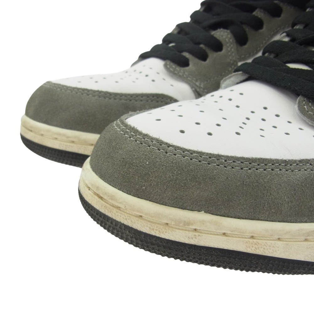 NIKE ナイキ DZ5485-051 AIR JORDAN 1 RETRO HIGH OG エアジョーダン 1 ハイスモーク グレー ハイカット スニーカー ホワイト系 グレー系 28cm【中古】