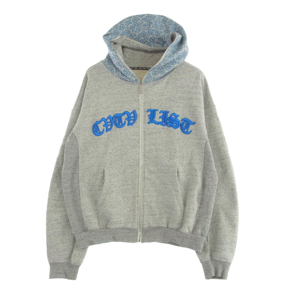 カタリスト 2301110301 大阪店限定 ジップアップ スウェット パーカー 刺? グレー グレー系 2【中古】