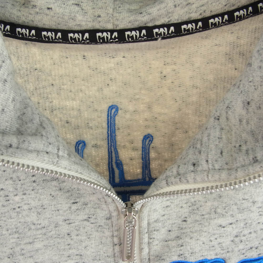 カタリスト 2301110301 大阪店限定 ジップアップ スウェット パーカー 刺? グレー グレー系 2【中古】