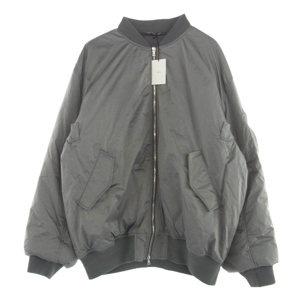 ssstein シュタイン ST.628 OVERSIZED FLIGHT JACKET オーバーサイズ フライト ボンバー ジャケット グレー系 L【中古】