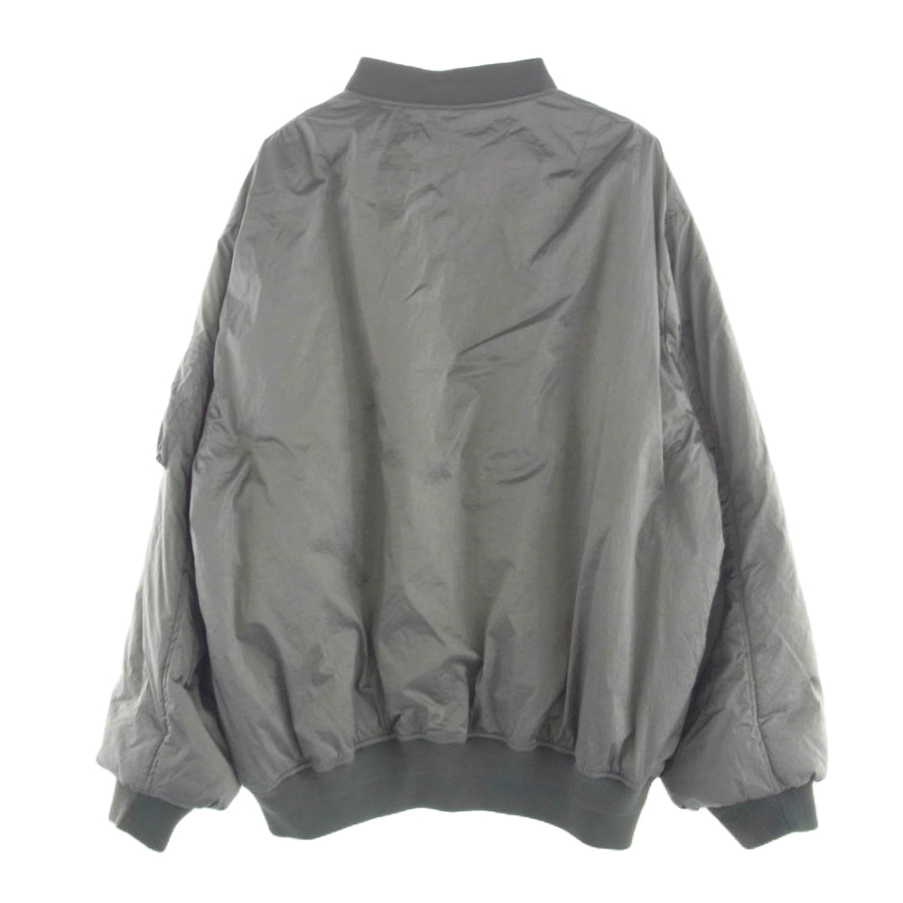 ssstein シュタイン ST.628 OVERSIZED FLIGHT JACKET オーバーサイズ フライト ボンバー ジャケット グレー系 L【中古】