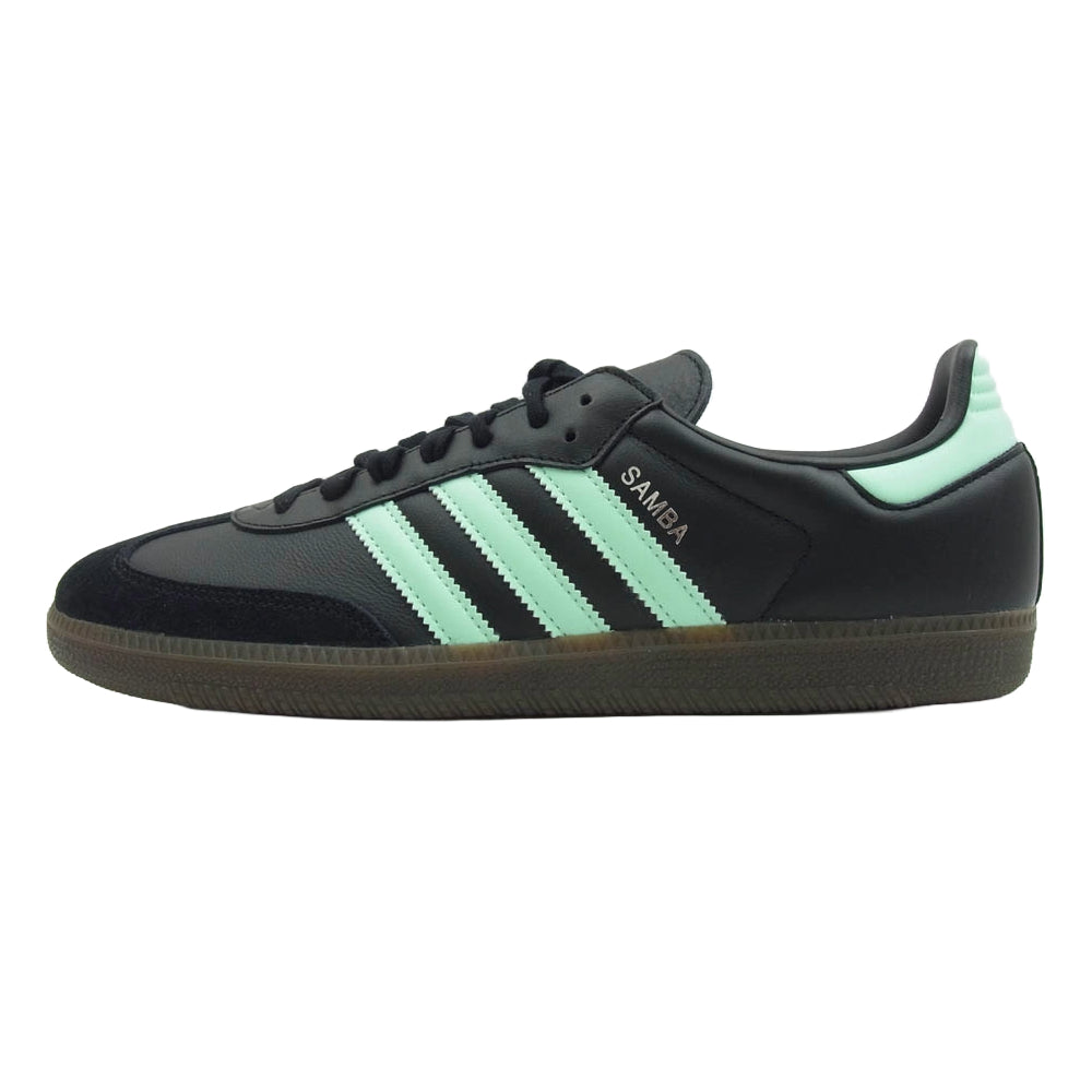 adidas アディダス JR7109 Originals Samba OG オリジナルス サンバ OG クリアミントパック スニーカー ブラック系 29cm【新古品】【未使用】【中古】