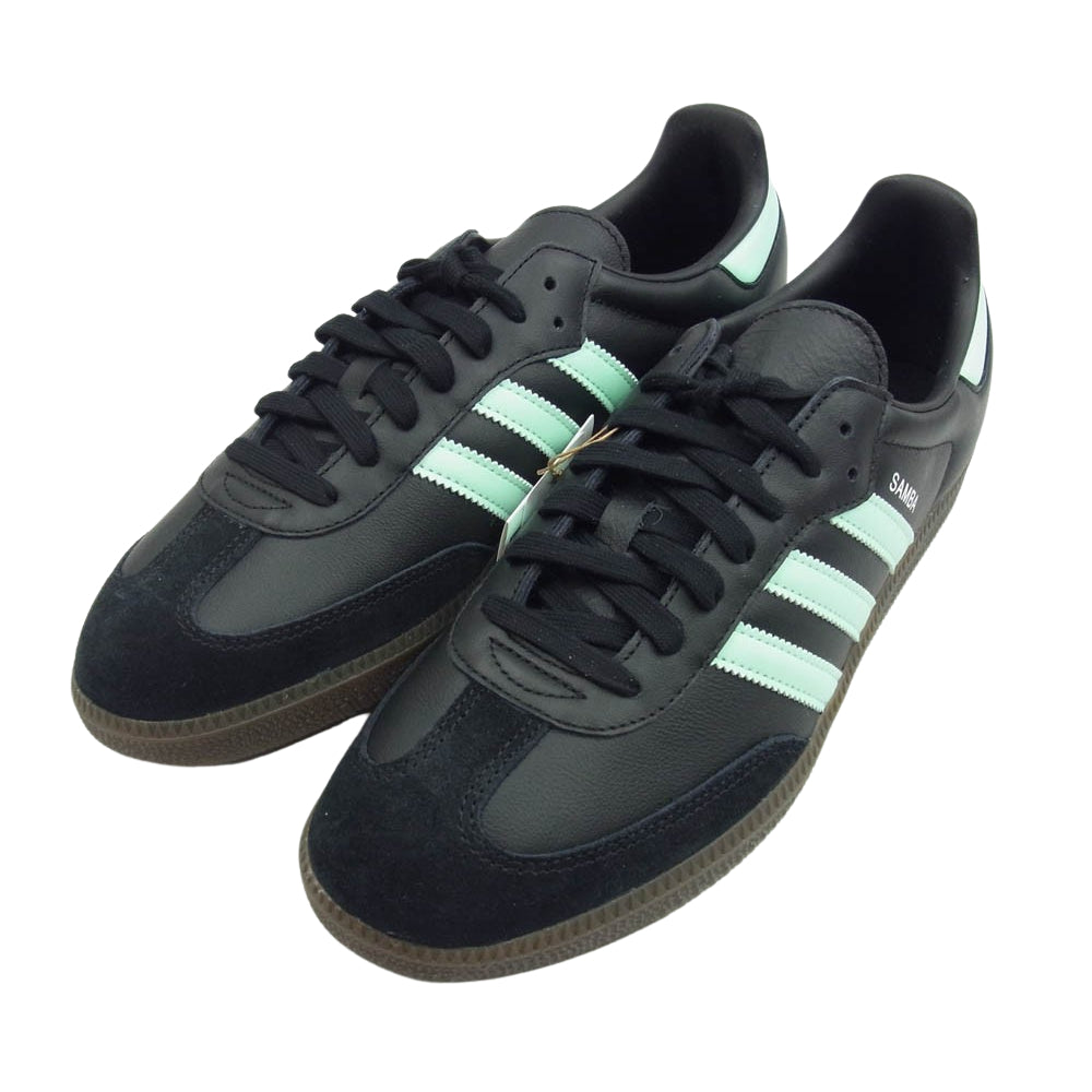 adidas アディダス JR7109 Originals Samba OG オリジナルス サンバ OG クリアミントパック スニーカー ブラック系 29cm【新古品】【未使用】【中古】