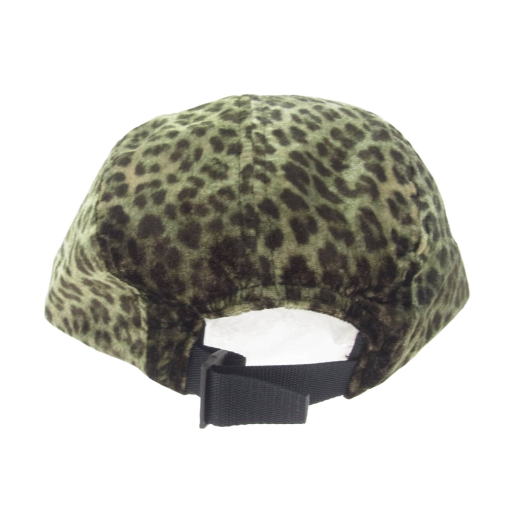 Supreme シュプリーム 24SS Leopard Velvet Camp Cap レオパード ベルベット キャップ グリーン系【新古品】【未使用】【中古】