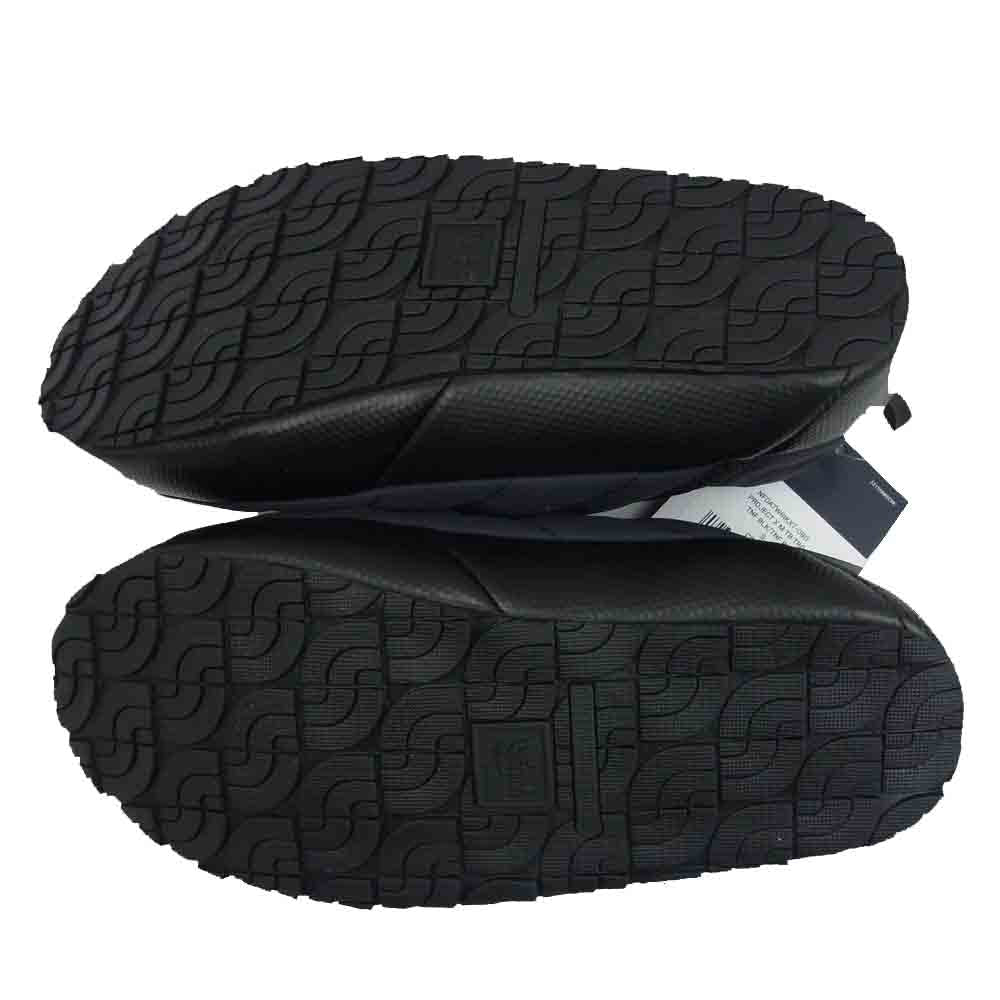THE NORTH FACE ノースフェイス KAWS Project Mens Thermoball Traction Mule V Shoes カウズ ポーラーテック サーモボール トラクション ミュール ブラック系 27cm【新古品】【未使用】【中古】