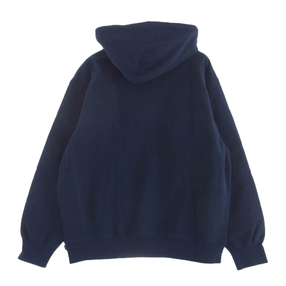 Supreme シュプリーム 22AW Capital Hooded Sweatshirt キャピタルフードスウェットパーカー ネイビー Lサイズ ネイビー系 L【極上美品】【中古】