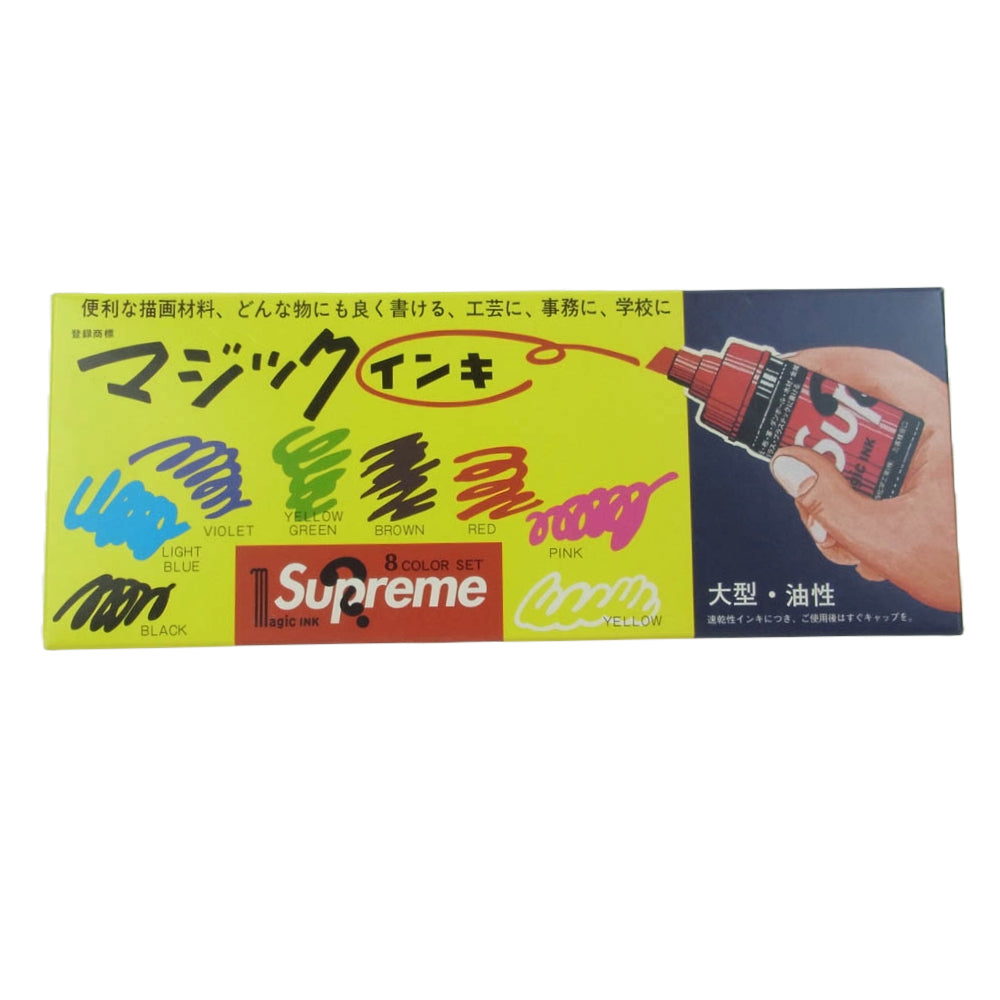 Supreme シュプリーム 22SS Magic Ink Markers (Set of 8) Multi マジック インク マーク 8セット マルチ マルチカラー系【極上美品】【中古】