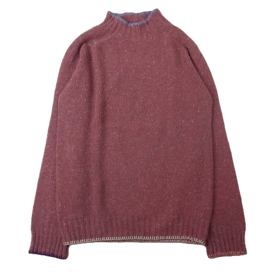 ビアンカシャンドン Blanket Stitch Sweater ブランケット ステッチ ニット セーター ピンク系 M【中古】