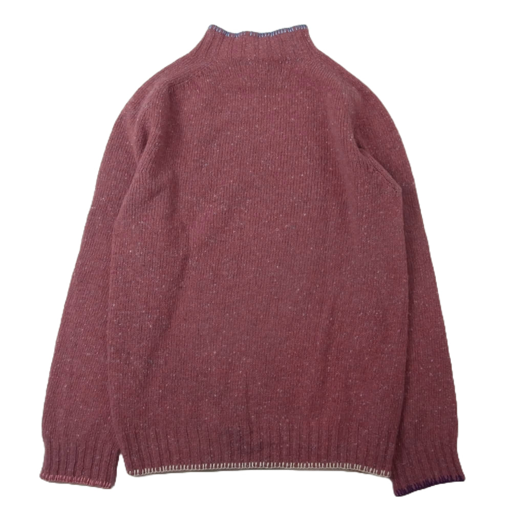 ビアンカシャンドン Blanket Stitch Sweater ブランケット ステッチ ニット セーター ピンク系 M【中古】