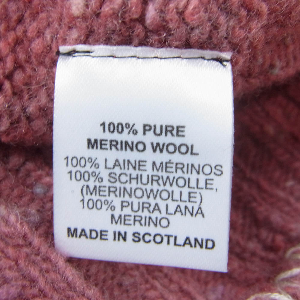 ビアンカシャンドン Blanket Stitch Sweater ブランケット ステッチ ニット セーター ピンク系 M【中古】