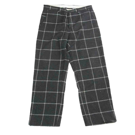 Supreme シュプリーム 22AW Windowpane Wool Trouser ウィンドウペイン ウール トラウザー チェック パンツ　 グレー系 32【中古】