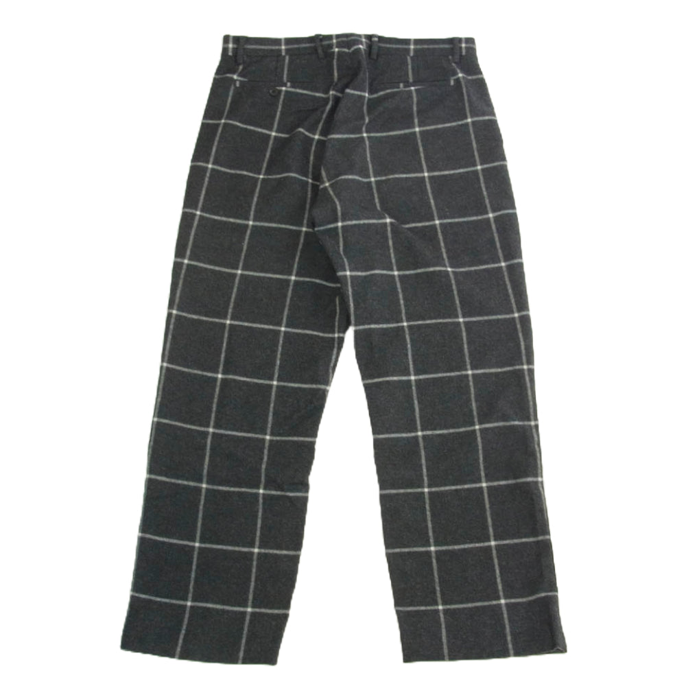 Supreme シュプリーム 22AW Windowpane Wool Trouser ウィンドウペイン ウール トラウザー チェック パンツ　 グレー系 32【中古】