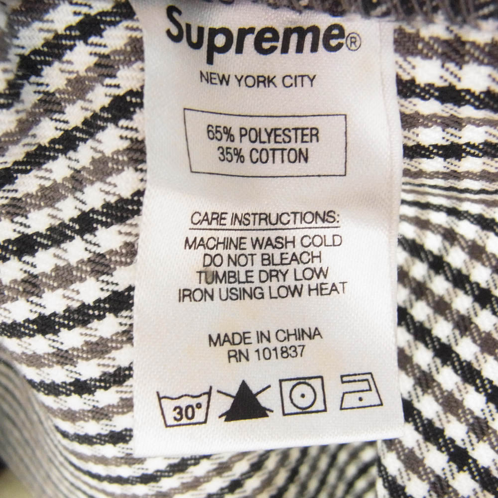 Supreme シュプリーム 18SS Work Pant Grey Plaid グレンチェック ワーク パンツ グレー グレー系 マルチカラー系 32【中古】