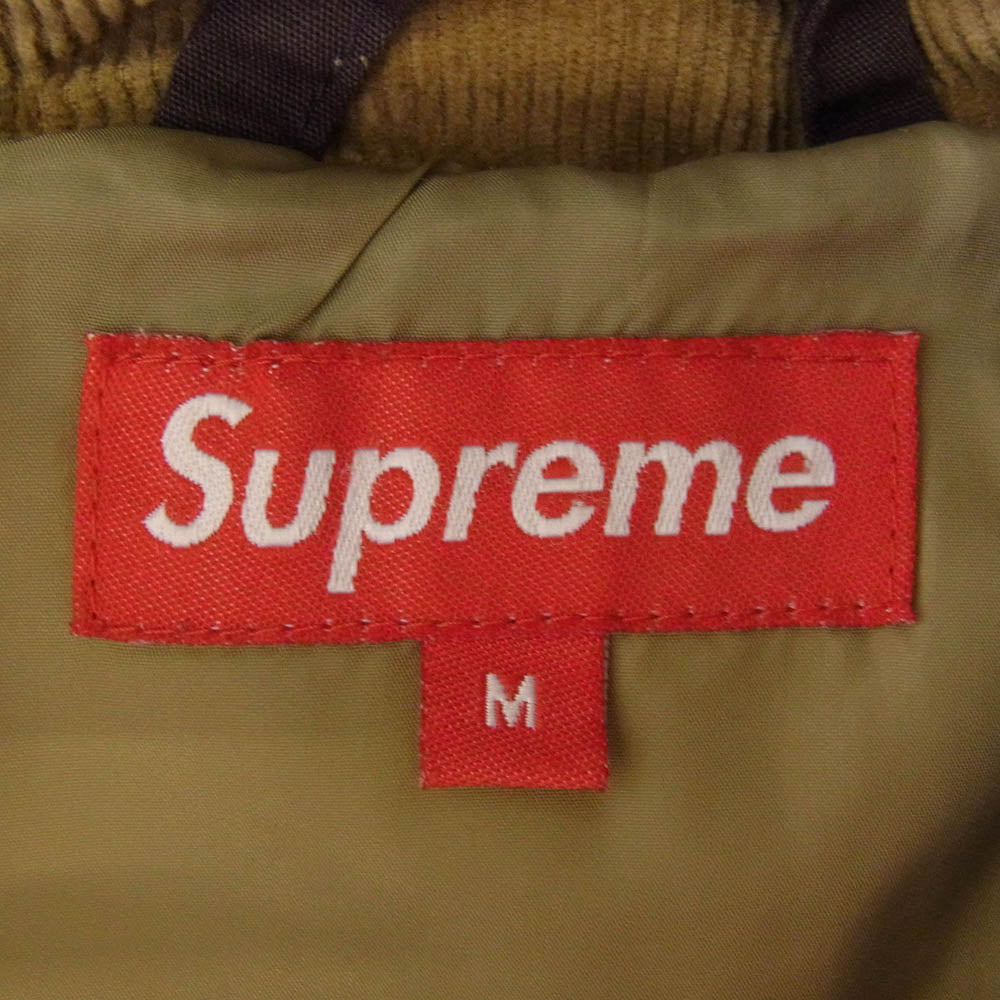 Supreme シュプリーム 12AW Hooded Down Vest フーデッド 中綿 キルティング ベスト パープル M パープル系 M【中古】