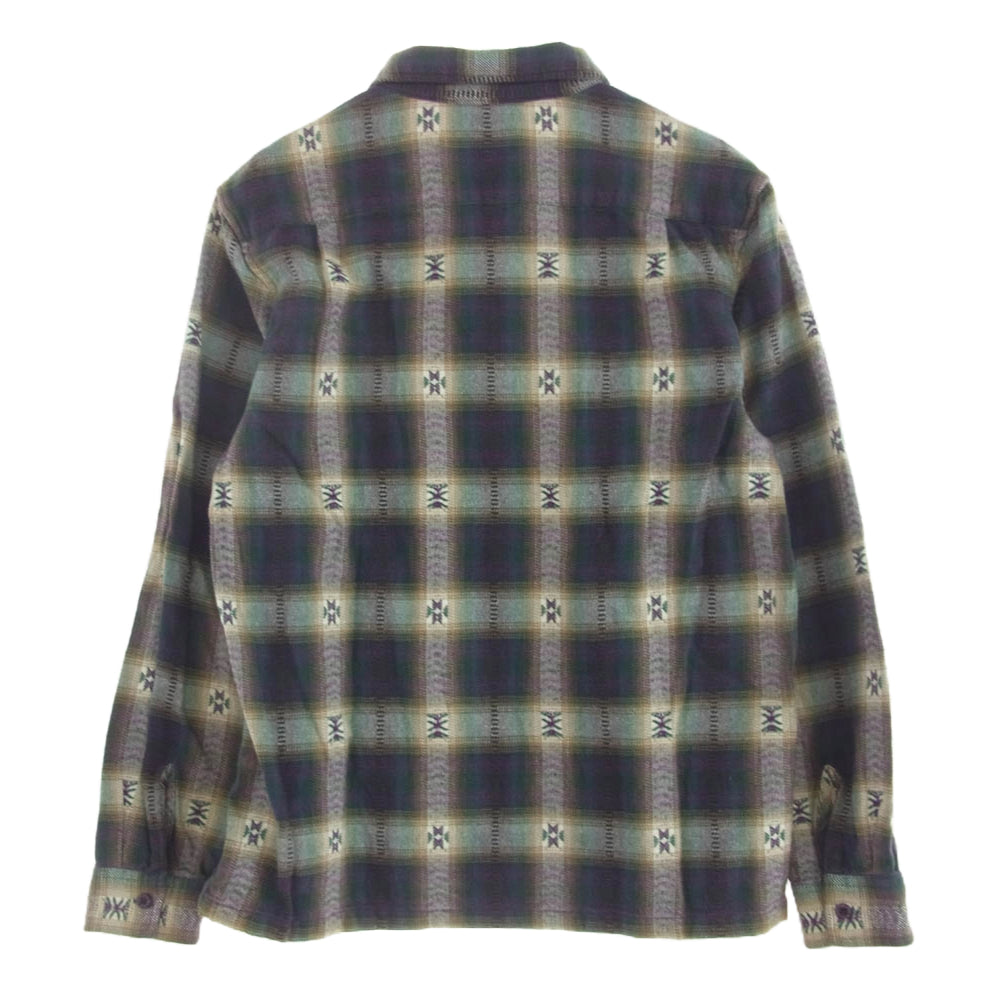 Supreme シュプリーム 17AW Plaid Flannel Zip Up Shirt プラッド フランネル ジップアップ シャツ ジャケット M マルチカラー系 M【中古】