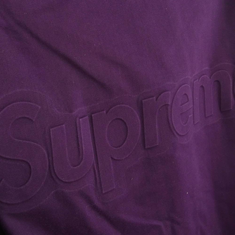 Supreme シュプリーム 21SS Hooded Facemask Parka ピンバッジ付き フード フェイスマスク パーカー モッズコート パープル S パープル系 S【中古】