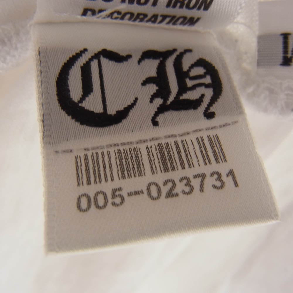 CHROME HEARTS クロムハーツ（原本無） ホースシュー ラグラン ロングスリーブ カットソー 長袖 ホワイト系 M【中古】