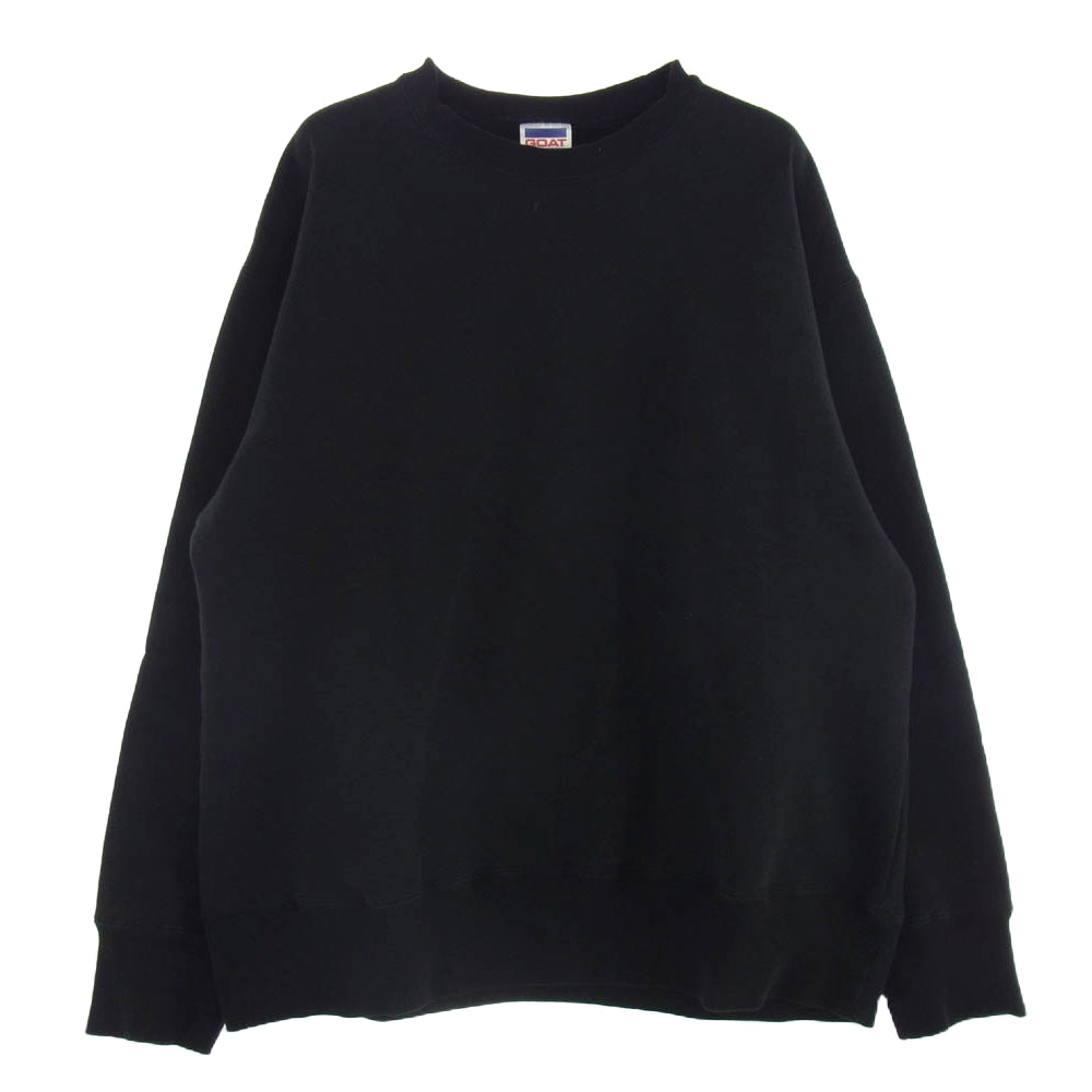 ゴート FLEECE CREW NECK SWEAT クルーネック スウェット 裏起毛 ブラック系 XL【中古】