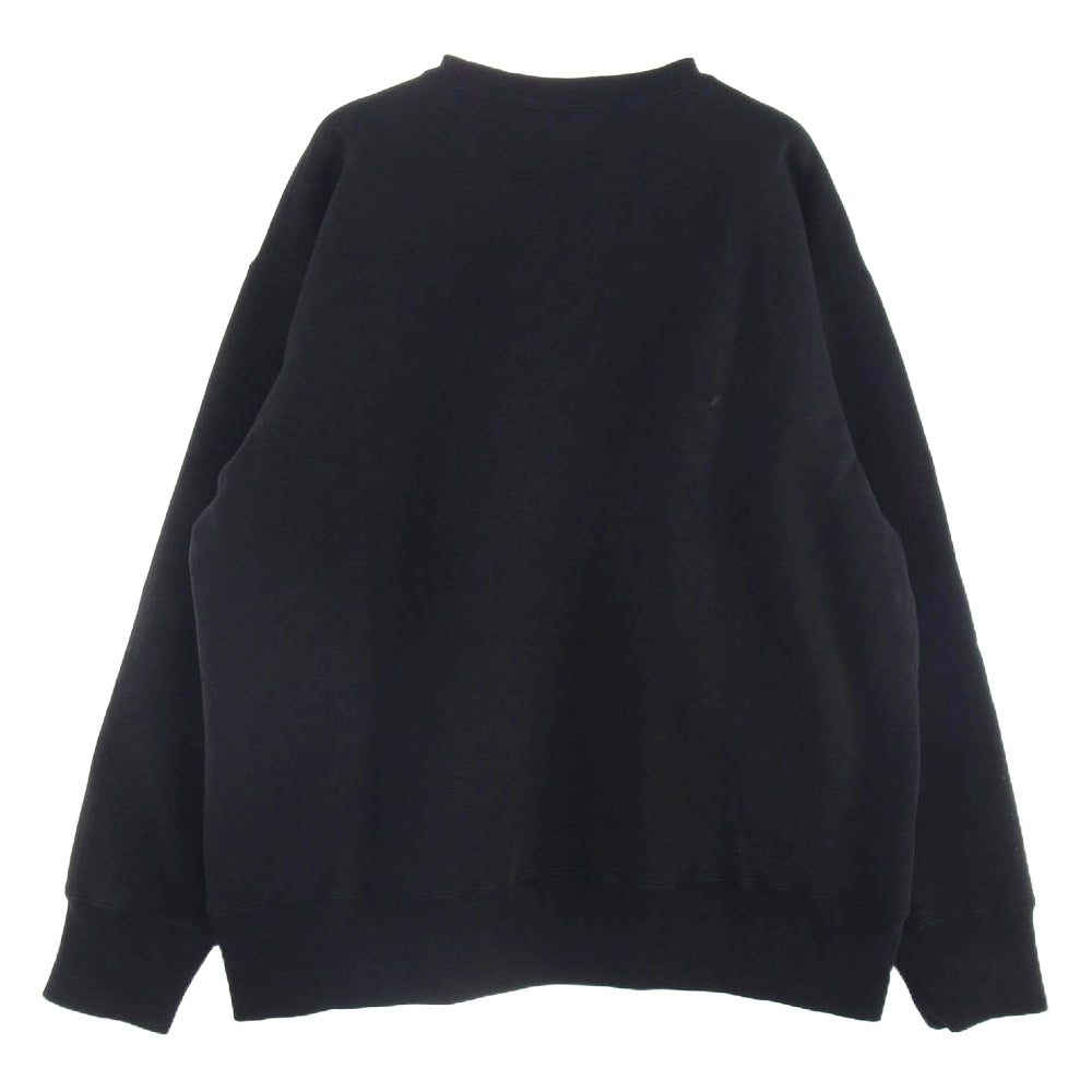 ゴート FLEECE CREW NECK SWEAT クルーネック スウェット 裏起毛 ブラック系 XL【中古】