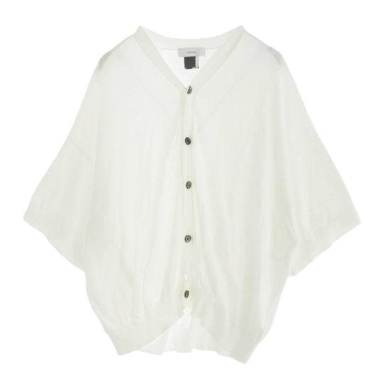 FACETASM ファセッタズム 19SS CHG-KN-U01 BIG SHORT SLEEVE CARDIGAN ビッグシルエット ショート スリーブ カーディガン ホワイト系 5【中古】