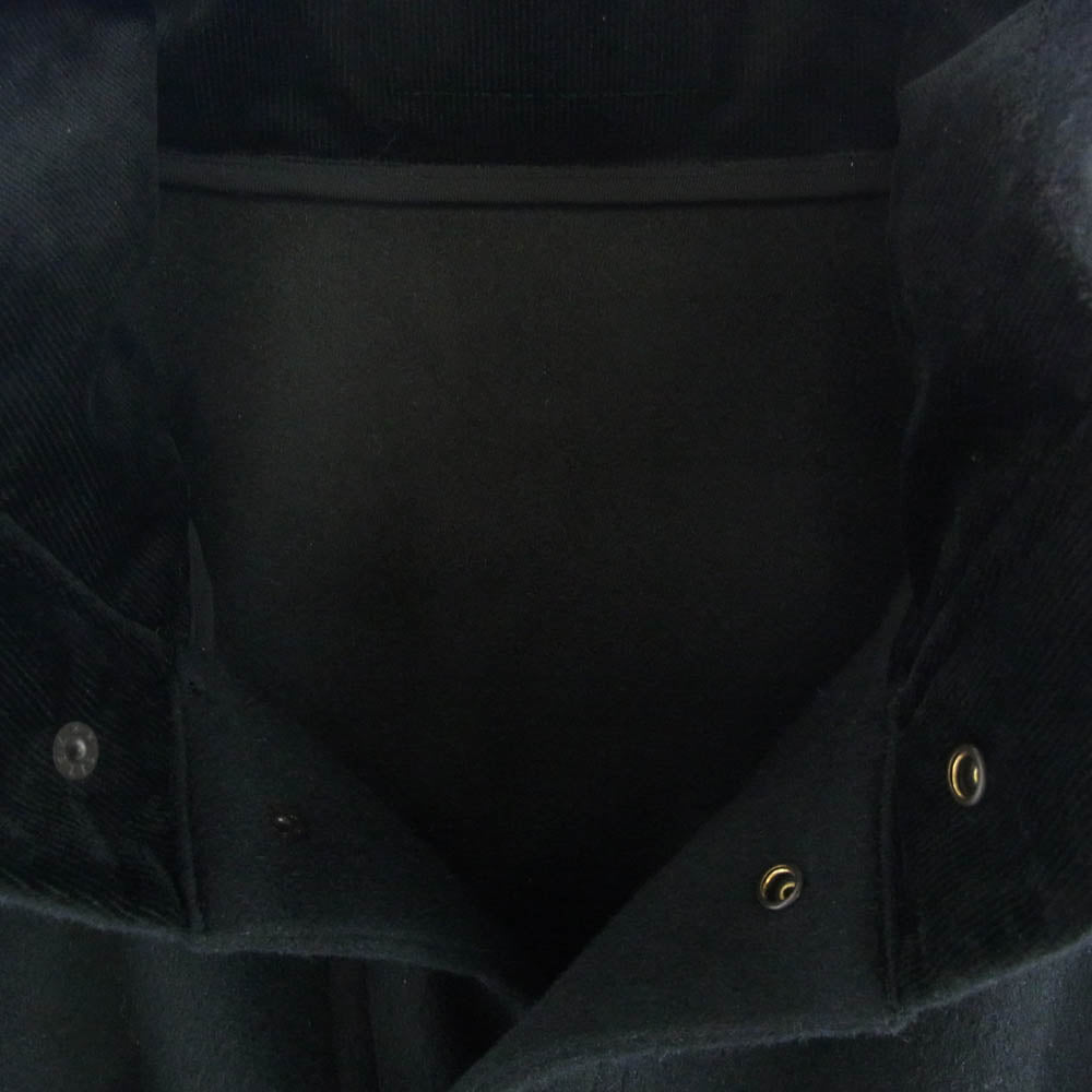 エドウィナホール × BISHOOL Angora Wool Hooded Volume Jacket アンゴラ ウール フーデット ジャケット コート ブラック系 M【中古】