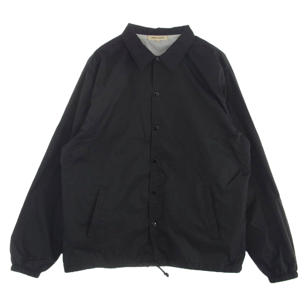 COMME des GARCONS コムデギャルソン OF-J101 荒木経惟 NOBUYOSHI ARAKI SWITCH バックプリント コーチ ジャケット ブラック系 L【中古】