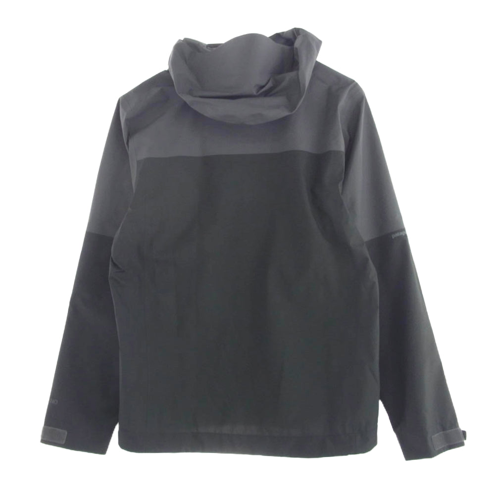 patagonia パタゴニア 85140 Boulder Fork RainJacket ボルダー フォーク レイン ジャケット ダークグレー系 S【中古】