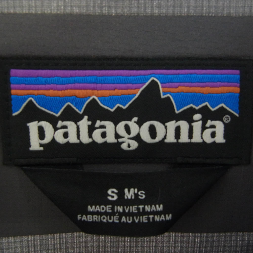 patagonia パタゴニア 85140 Boulder Fork RainJacket ボルダー フォーク レイン ジャケット ダークグレー系 S【中古】