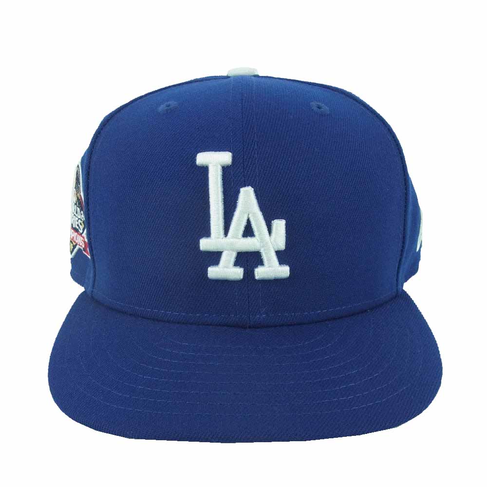 NEW ERA ニューエラ 59FIFTY 2024 ワールドシリーズチャンピオンモデル べースボール キャップ ラオス製 ブルー系 7.5【中古】