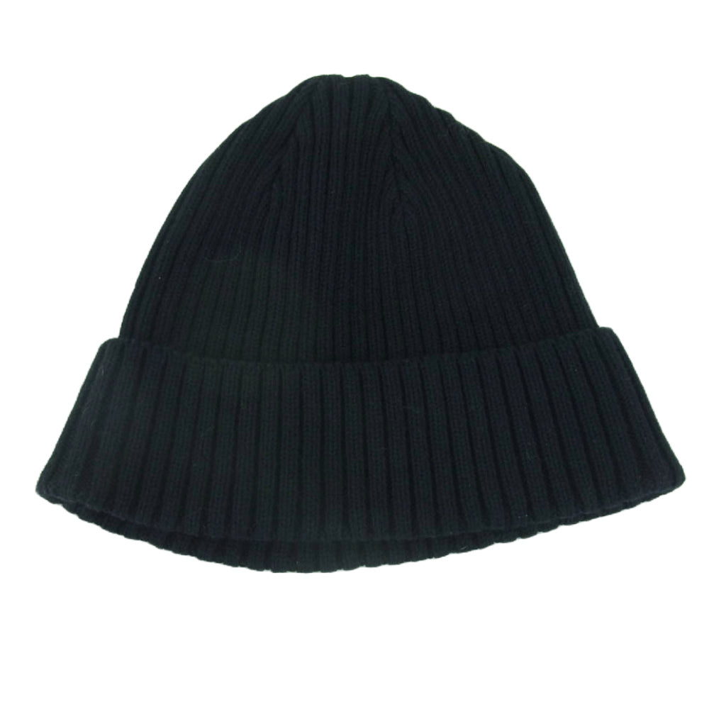 HUMAN MADE ヒューマンメイド Cotton Rib Beanie コットン リブ ビーニー ニットキャップ 中国製 ブラック系【中古】