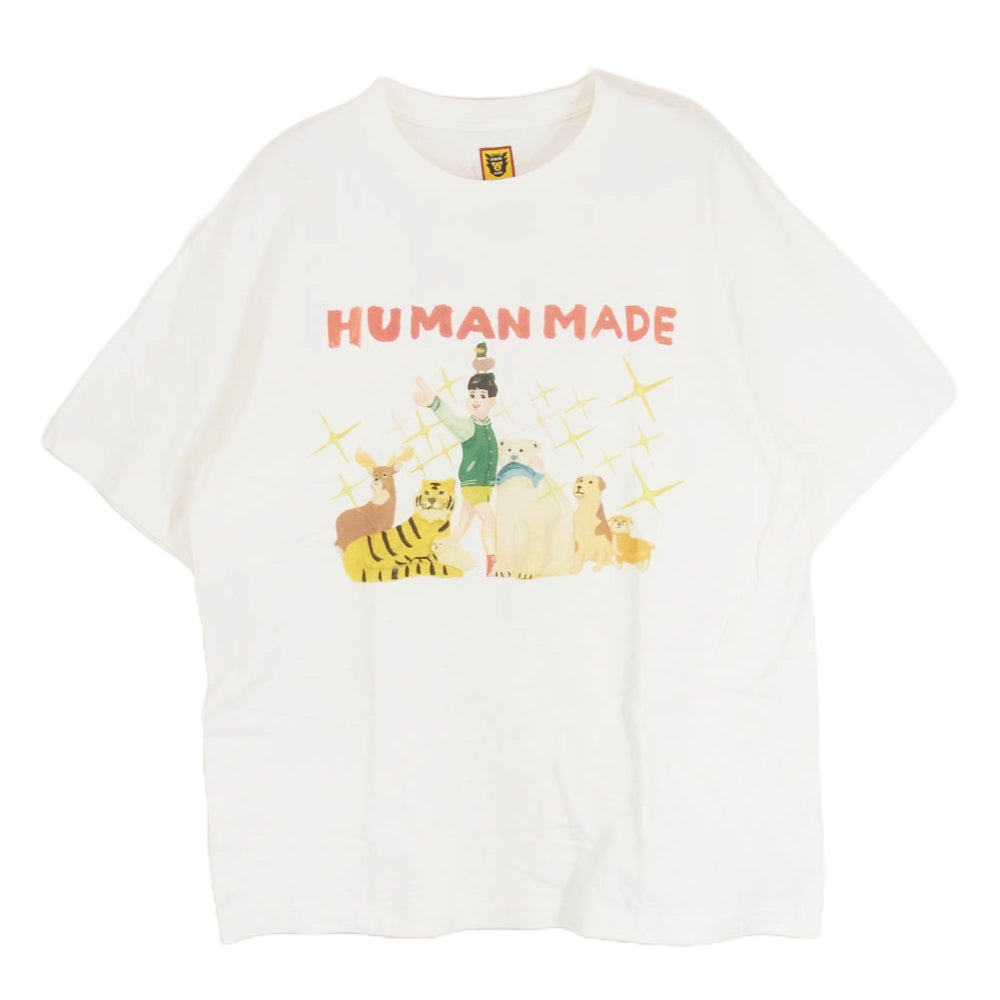 HUMAN MADE ヒューマンメイド x Keiko Sootome 五月女ケイ子 #14 半袖Tシャツ ホワイト系 L【中古】