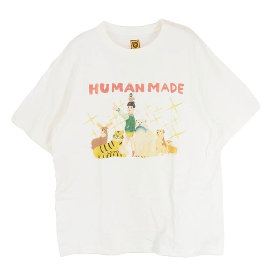 HUMAN MADE ヒューマンメイド x Keiko Sootome 五月女ケイ子 #14 半袖Tシャツ ホワイト系 L【中古】