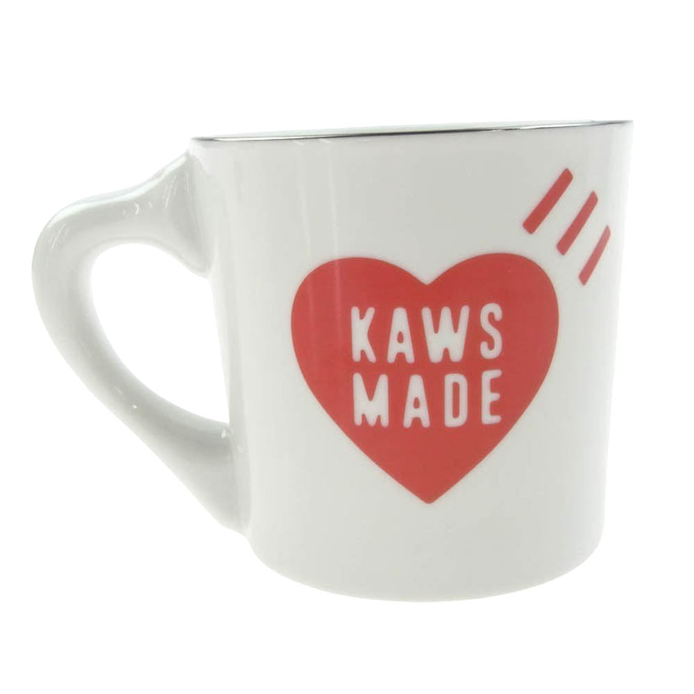 HUMAN MADE ヒューマンメイド XX26GD018 KAWS カウズ MADE COFFEE MUG メイド コーヒー マグ カップ ホワイト ホワイト系【新古品】【未使用】【中古】