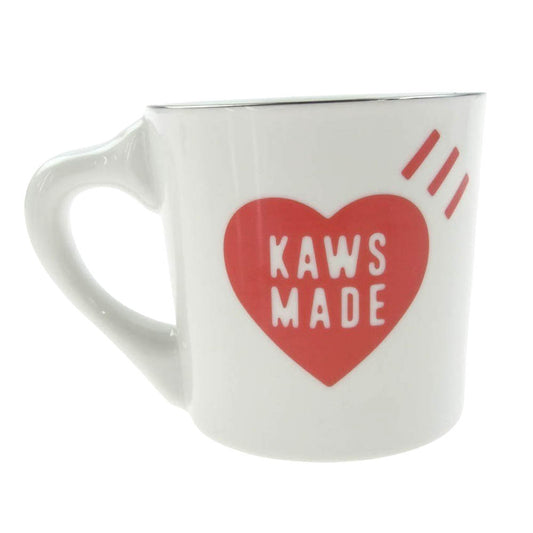 HUMAN MADE ヒューマンメイド XX26GD018 KAWS カウズ MADE COFFEE MUG メイド コーヒー マグ カップ ホワイト ホワイト系【新古品】【未使用】【中古】