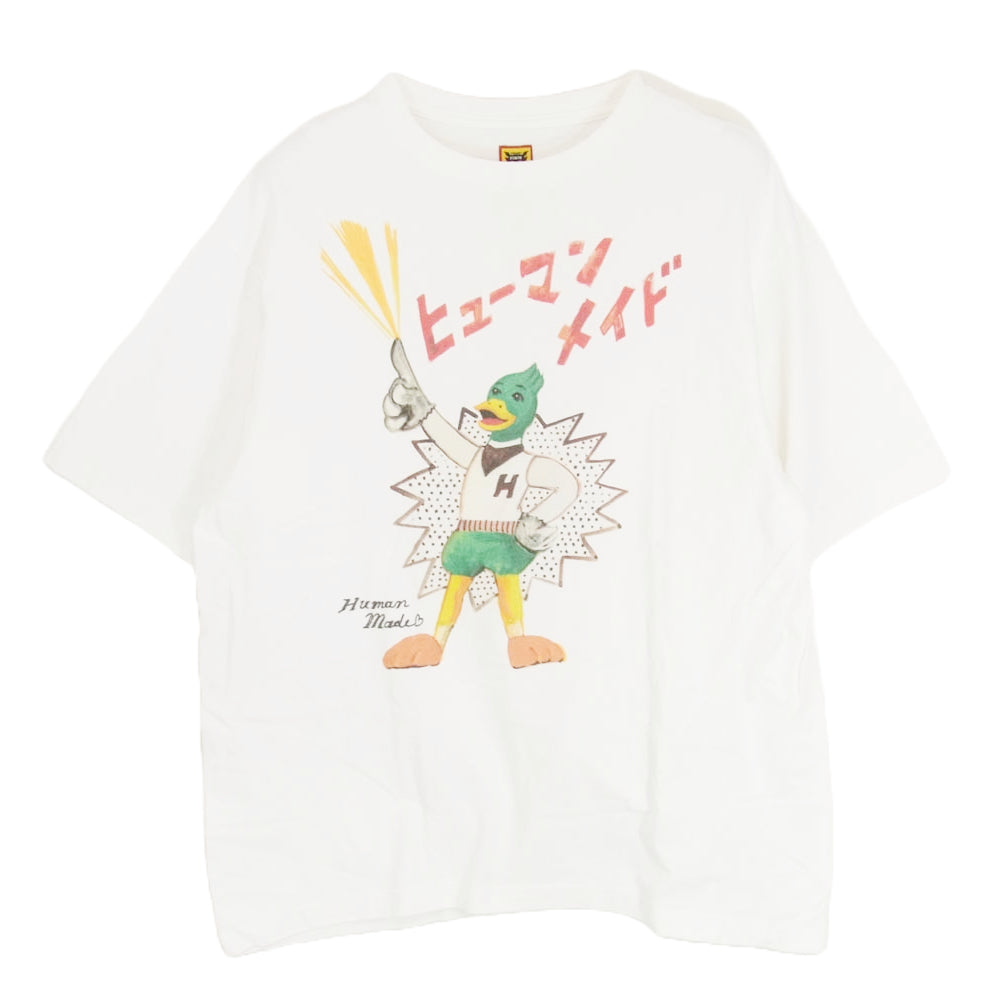 HUMAN MADE ヒューマンメイド x Keiko Sootome 五月女ケイ子 #13 半袖Tシャツ ホワイト系 L【中古】