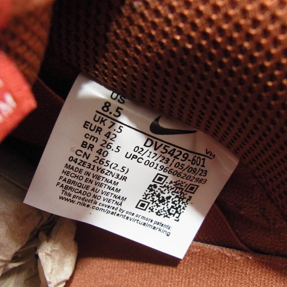 NIKE SB ナイキエスビー DV5429-601 Dunk Low Pro PRM Mystic Red and Rosewood ダンク ロー プロ ミスティックレッド アンド ローズウッド マルチカラー系 26.5cm【中古】