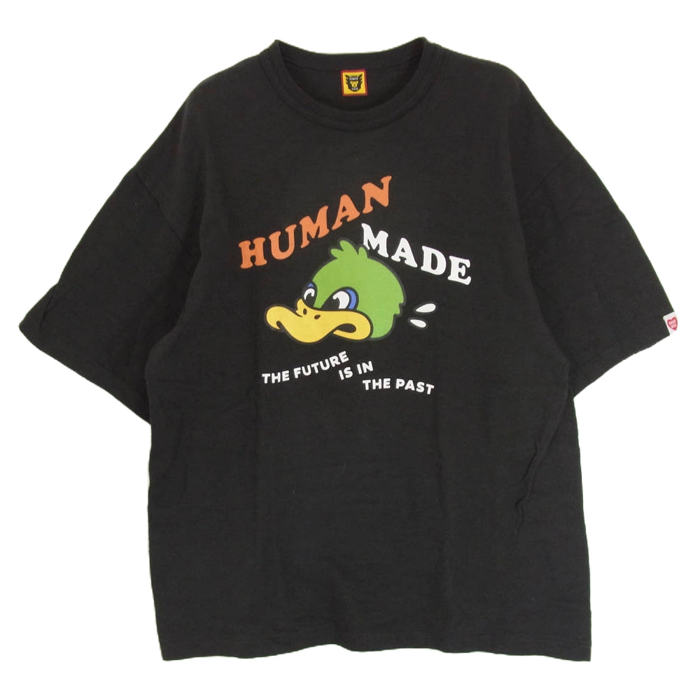 HUMAN MADE ヒューマンメイド 23AW GRAPHIC DUCK TEE #12 グラフィック ダック 半袖Tシャツ ブラック系 XL【中古】