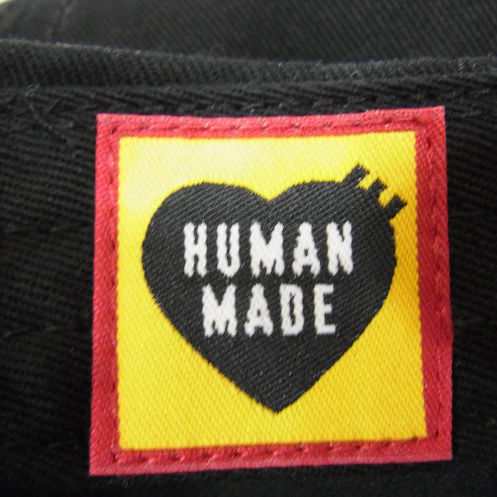 HUMAN MADE ヒューマンメイド 5 Panel Cap #2 5パネル ベアー ロゴ キャップ ブラック系【中古】