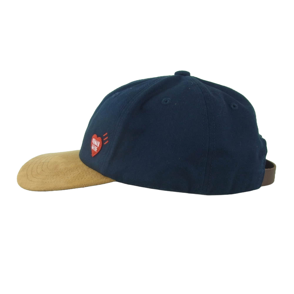 HUMAN MADE ヒューマンメイド 6 PANEL TWILL CAP 6パネル ツイル キャップ ダークネイビー系 ライトブラウン系【中古】