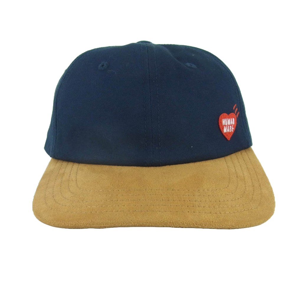 HUMAN MADE ヒューマンメイド 6 PANEL TWILL CAP 6パネル ツイル キャップ ダークネイビー系 ライトブラウン系【中古】