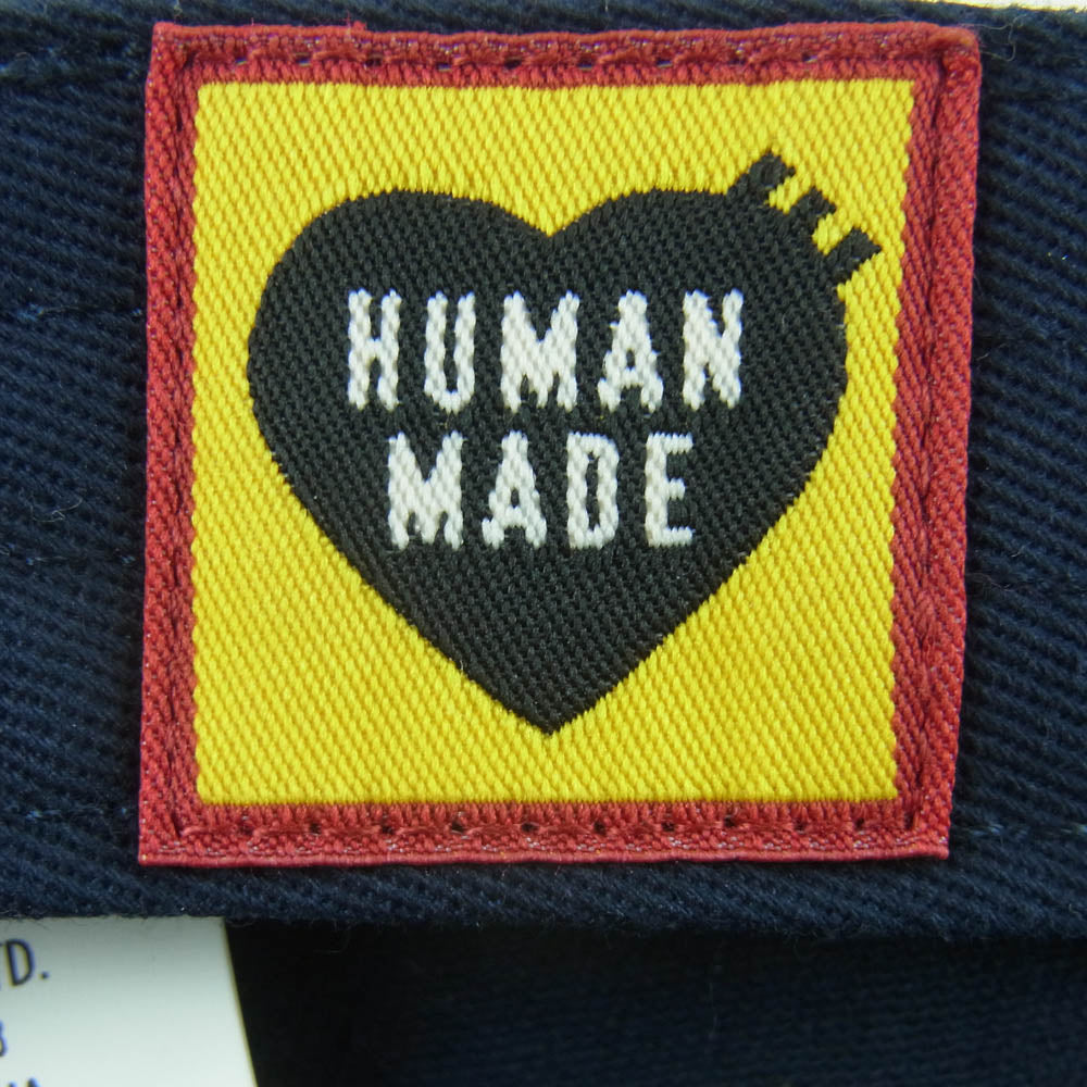 HUMAN MADE ヒューマンメイド 6 PANEL TWILL CAP 6パネル ツイル キャップ ダークネイビー系 ライトブラウン系【中古】