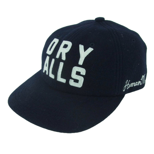 HUMAN MADE ヒューマンメイド HM28GD031 6PANEL WOOL CAP 6パネル ウール ロゴ キャップ ダークネイビー系【中古】