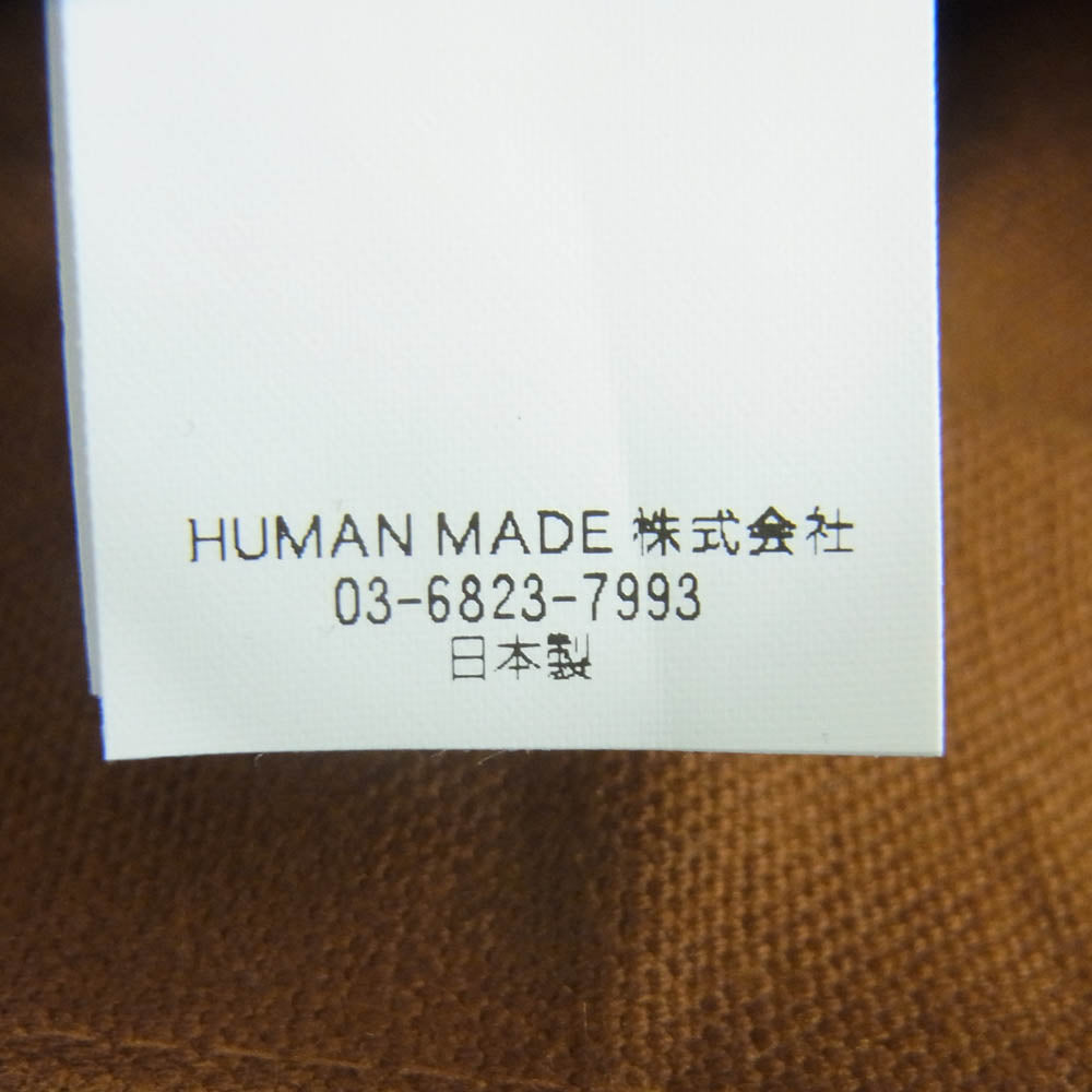HUMAN MADE ヒューマンメイド HM28GD002 DUCK WORK CAP ダック ワーク キャップ ブラウン系 L【中古】