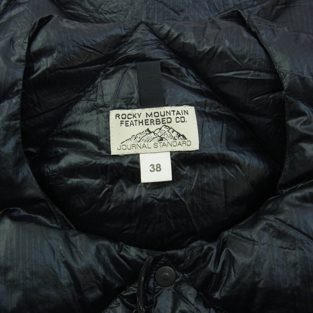Rocky Mountain FeatherBed ロッキーマウンテンフェザーベッド 290-172-21 JOURNAL STANDARD 別注 ジャーナル スタンダード ダウン ベスト ブラック系 38【中古】