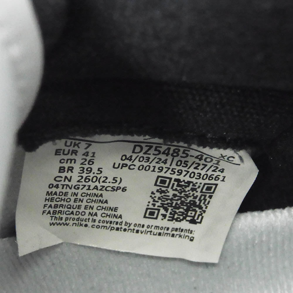 NIKE ナイキ DZ5485-401 Air Jordan 1 Retro High OG Midnight Navy エアジョーダン1 レトロ ハイ OG ミッドナイトネイビー スニーカー ネイビー系 ホワイト系 26cm【中古】